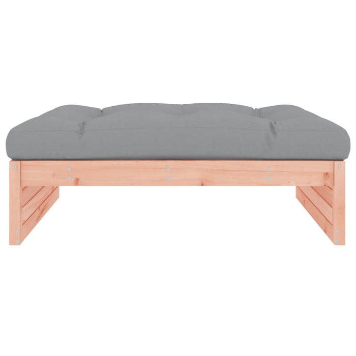 Garden Footstool 120x80 Cm Solid Wood Douglas Nxpiib