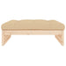 Garden Footstool 120x80 Cm Solid Wood Pine Nxpilp