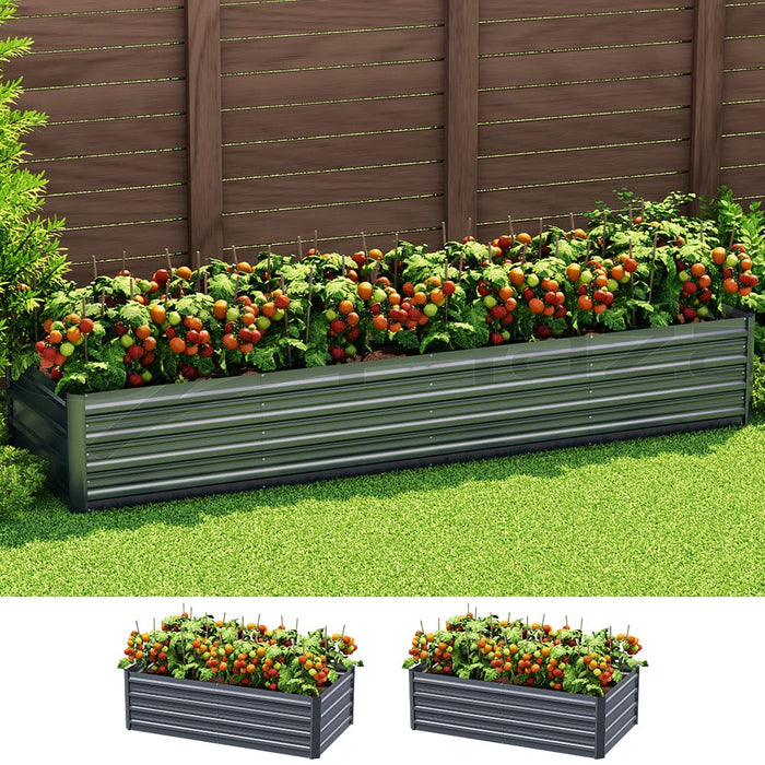 Garden Bed Galvanised Raised Steel Instant Planter