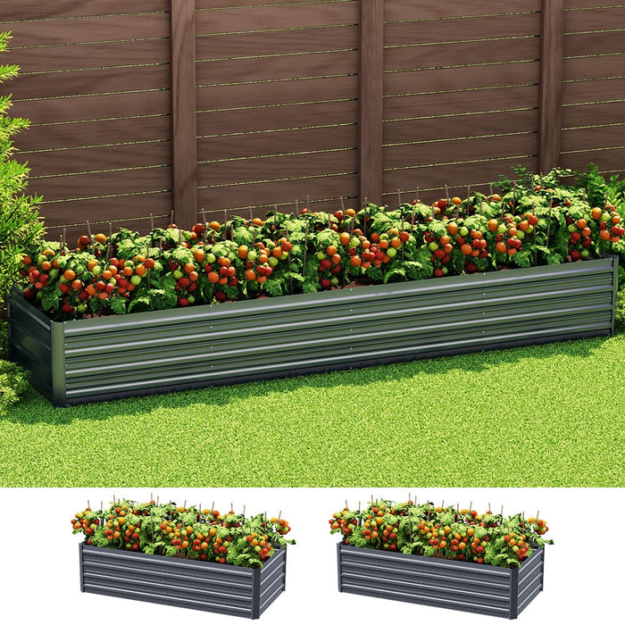 Garden Bed Galvanised Raised Steel Instant Planter