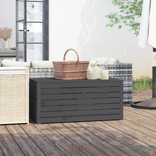 Garden Box Grey 101x50.5x46.5 Cm Solid Wood Pine Nxtkpb