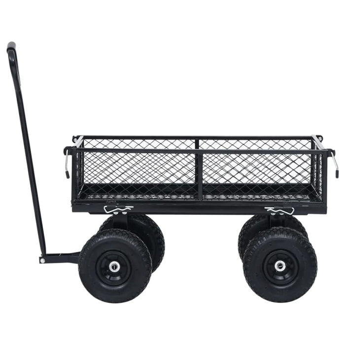 Garden Hand Trolley Black 250 Kg Kxpnb