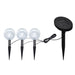 Garden Lights 6 Pcs Led With Spike Anchors & Solar Panels