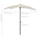 Garden Parasol With Pole 200x130 Cm Sand Topppo