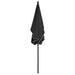 Garden Parasol With Pole 210x140 Cm Anthracite Toppap