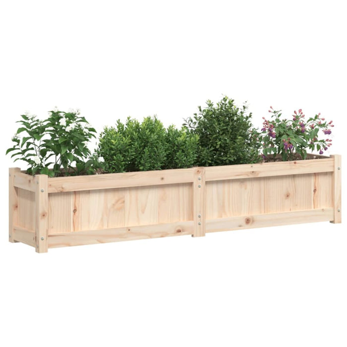 Garden Planter 150x31x31 Cm Solid Wood Pine Ntiaia