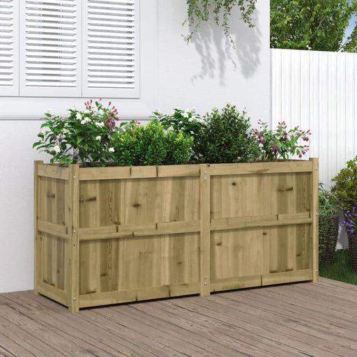 Garden Planter 150x50x70 Cm Impregnated Wood Pine Ntiakt