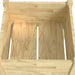 Garden Planter 40x40x70 Cm Solid Pinewood Nobink