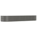 Garden Planter Grey 447x140x68 Cm Powder-coated Steel Tokobk