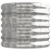 Garden Planter Powder-coated Steel 114x40x36 Cm Silver