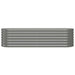 Garden Planter Powder-coated Steel 152x40x36 Cm Grey Tonnlk