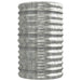 Garden Planter Powder-coated Steel 224x40x68 Cm Silver