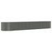 Garden Planter Powder - coated Steel 507x100x68 Cm Grey