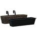 Garden Planters 2 Pcs Water Hyacinth Brown Appin