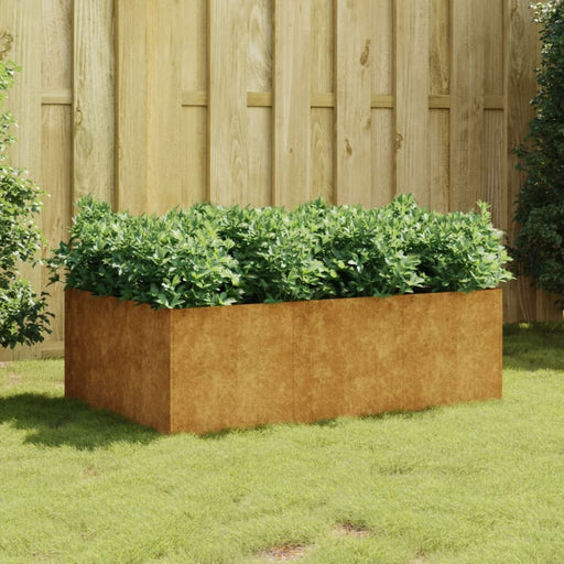 Garden Raised Bed 120x80x40 Cm Corten Steel Nxaptx