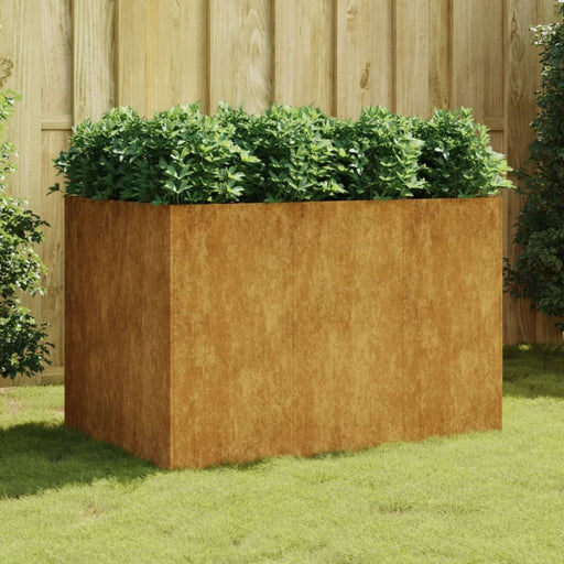 Garden Raised Bed 120x80x80 Cm Corten Steel Nxaptn