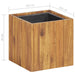 Garden Raised Bed Pot 24.5x24.5x25 Cm Solid Acacia Wood