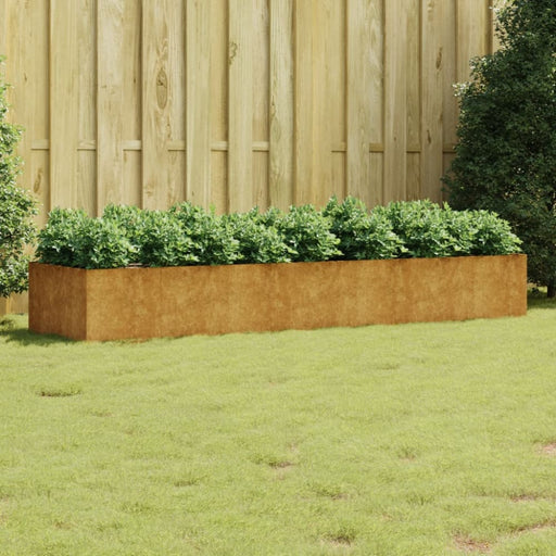 Garden Raised Bed 280x80x40 Cm Corten Steel Nxapta