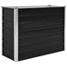 Garden Raised Bed Anthracite 100x40x77 Cm Galvanised Steel