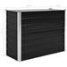 Garden Raised Bed Anthracite 100x40x77 Cm Galvanised Steel
