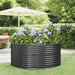 Garden Raised Bed Anthracite 140x140x68 Cm Powder-coated
