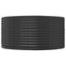 Garden Raised Bed Anthracite 140x140x68 Cm Powder-coated