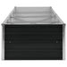 Garden Raised Bed Anthracite 320x80x45 Cm Galvanised Steel