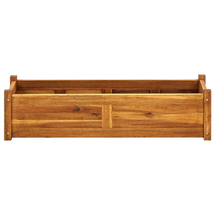 Garden Raised Bedacacia Wood 100x30x25 Cm Axpll