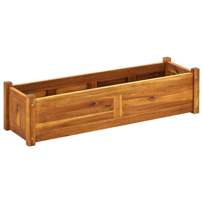 Garden Raised Bedacacia Wood 100x30x25 Cm Axpll