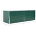 Garden Raised Bed Galvanised Steel 240x80x77 Cm Green Aanao