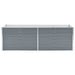 Garden Raised Bed Galvanised Steel 240x80x77 Cm Grey Aanab