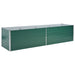 Garden Raised Bed Galvanised Steel 320x80x77 Cm Green Aanap