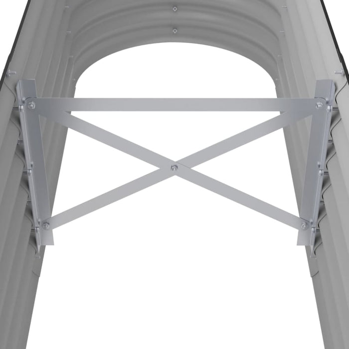 Garden Raised Bed Powder - coated Steel 152x40x36 Cm