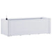 Garden Raised Bed With Self Watering System White 100x43x33