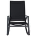 Garden Rocking Chairs 2 Pcs Textilene Black Anoxt