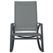 Garden Rocking Chairs 2 Pcs Textilene Dark Grey Anoxa