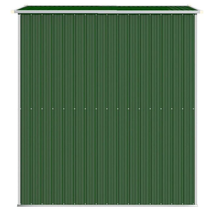 Garden Shed Green 192x191x223 Cm Galvanised Steel Toaiaxi