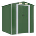 Garden Shed Green 192x191x223 Cm Galvanised Steel Toaiaxi