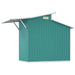 Garden Shed Green 270x130x208.5 Cm Galvanised Steel Tolxax