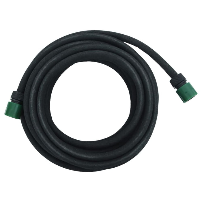 Garden Soaker Hose Black 0.6 10 m Rubber Oppnln