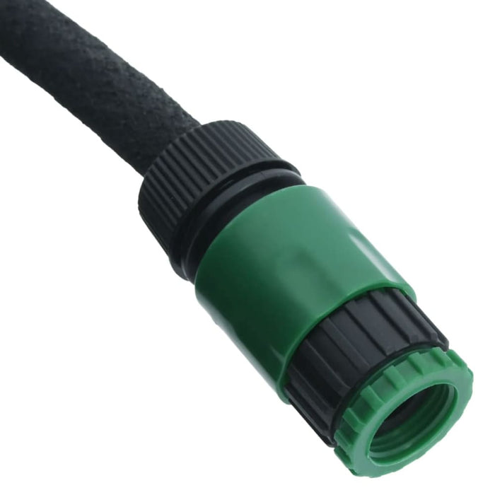 Garden Soaker Hose Black 0.6 10 m Rubber Oppnln
