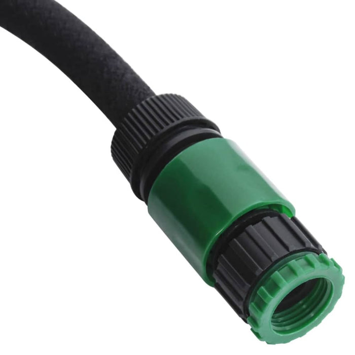 Garden Soaker Hose Black 0.6 25 m Rubber Oppnib
