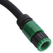 Garden Soaker Hose Black 0.6 25 m Rubber Oppnib