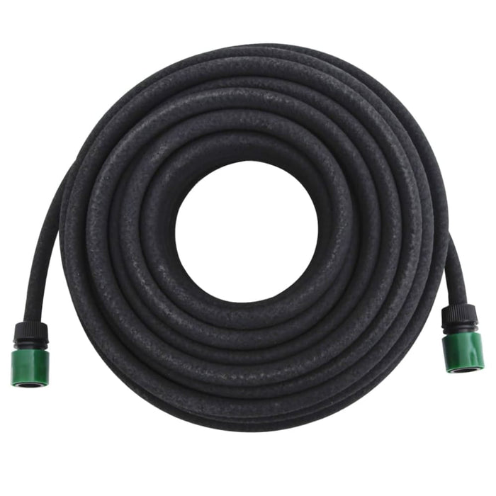 Garden Soaker Hose Black 0.6 25 m Rubber Oppnib