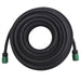 Garden Soaker Hose Black 0.6 25 m Rubber Oppnib