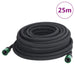 Garden Soaker Hose Black 0.6 25 m Rubber Oppnib