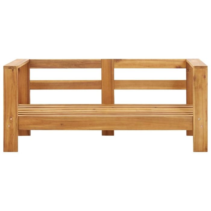 Garden Sofa Bench With Cushions 140 Cm Solid Acacia Wood