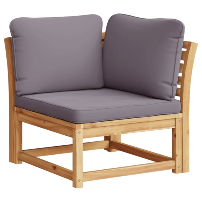 Garden Sofa With Cushions 2-seater Solid Wood Acacia Txoatot