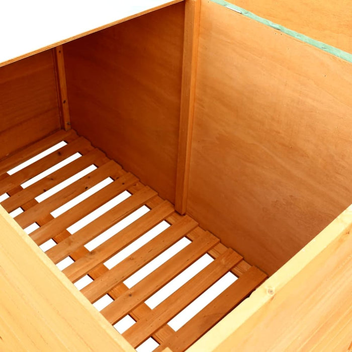 Garden Storage Box 126x72x72 Cm Wood Axibx