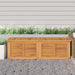 Garden Storage Box With Bag 175x50x53 Cm Solid Wood Teak